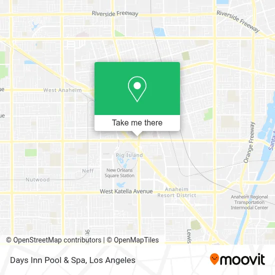 Days Inn Pool & Spa map
