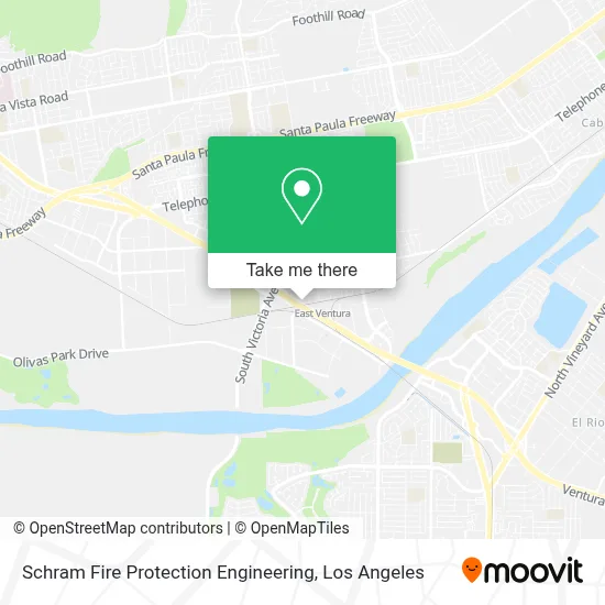 Schram Fire Protection Engineering map