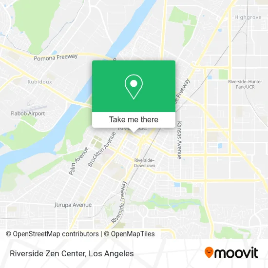Riverside Zen Center map