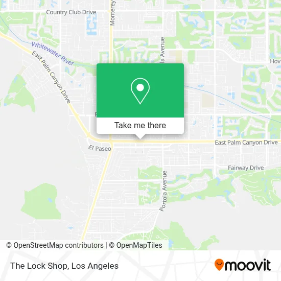 The Lock Shop map
