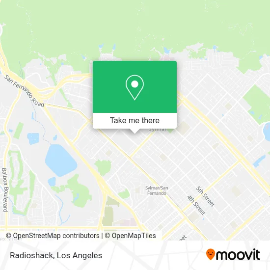 Radioshack map