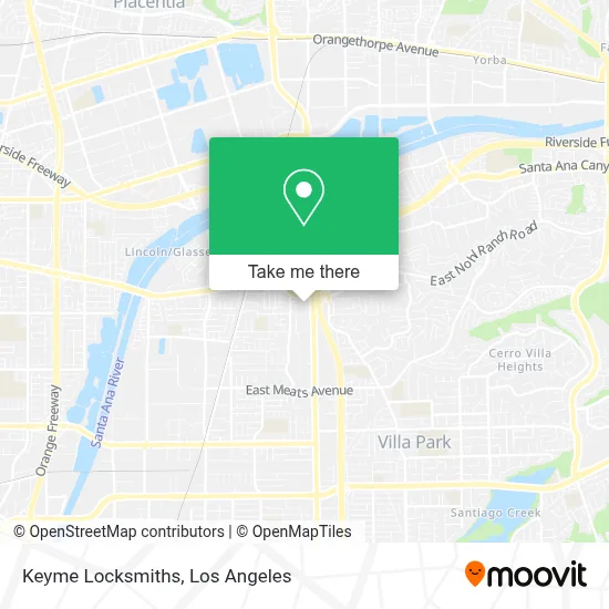 Keyme Locksmiths map