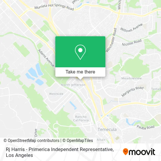 Rj Harris - Primerica Independent Representative map