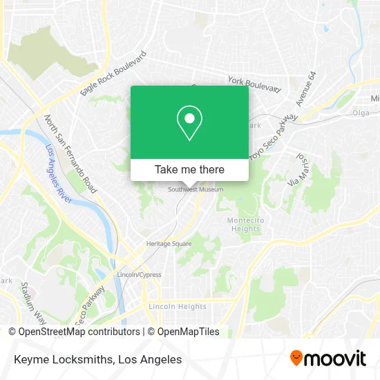 Keyme Locksmiths map