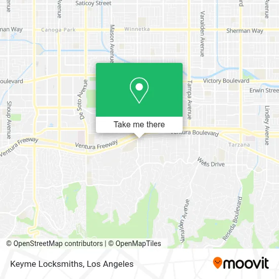 Keyme Locksmiths map