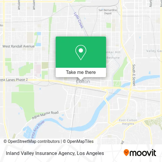 Inland Valley Insurance Agency map