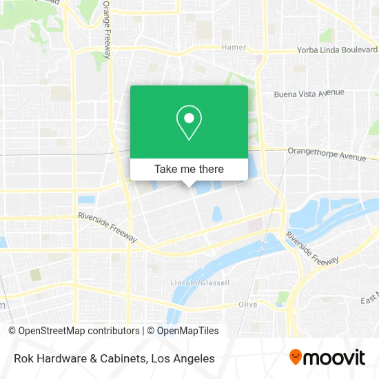 Rok Hardware & Cabinets map
