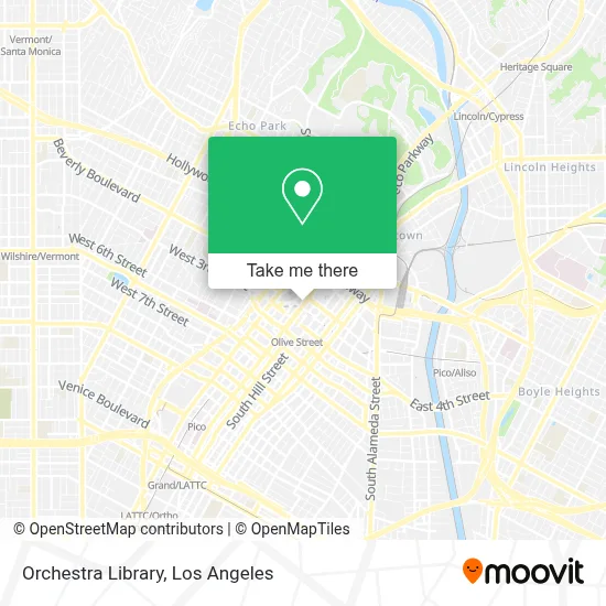 Orchestra Library map