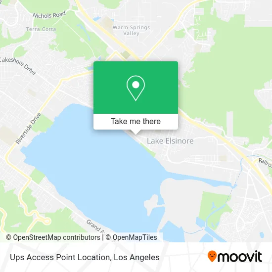 Ups Access Point Location map