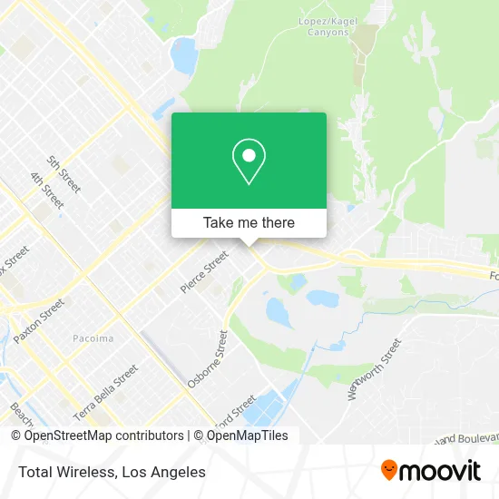 Total Wireless map