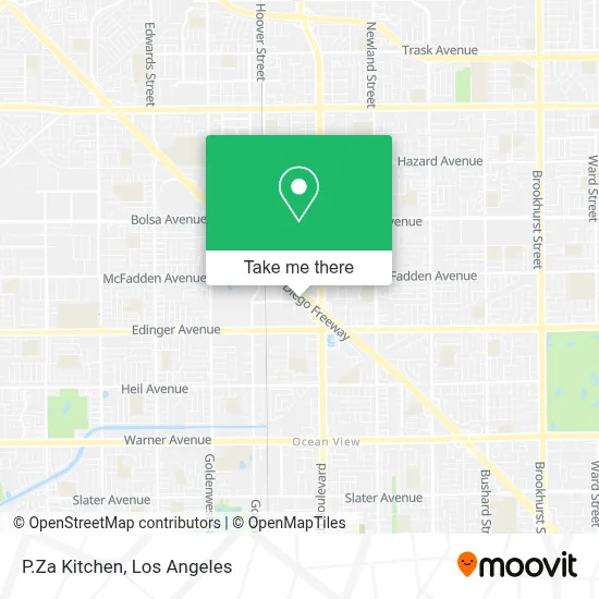 P.Za Kitchen map