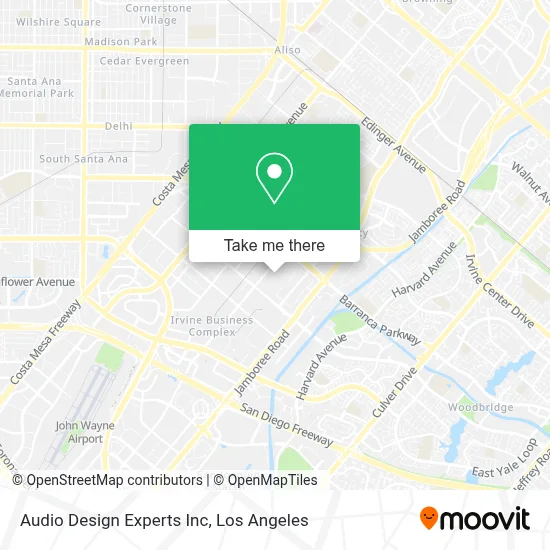 Audio Design Experts Inc map