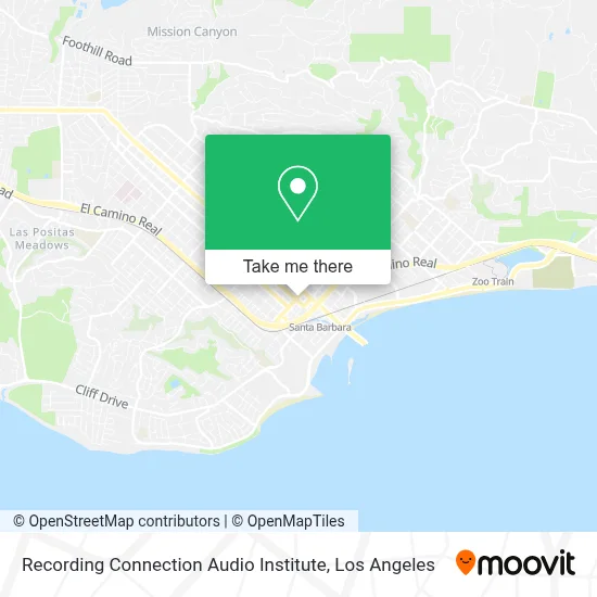 Recording Connection Audio Institute map