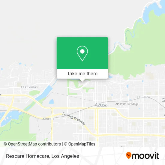 Rescare Homecare map