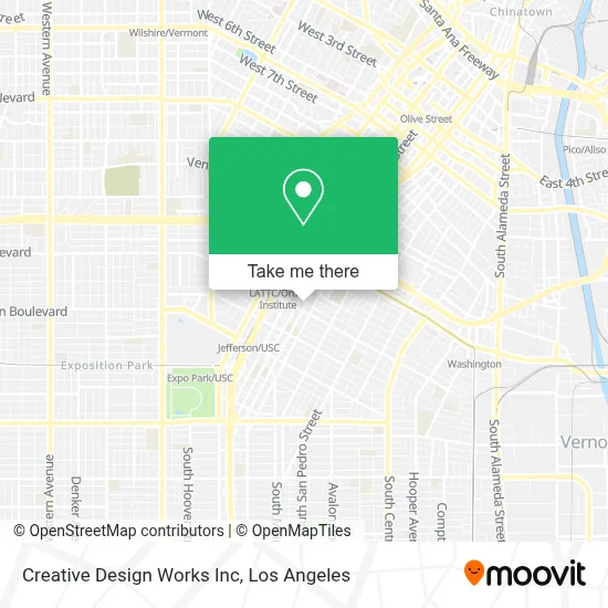Creative Design Works Inc map