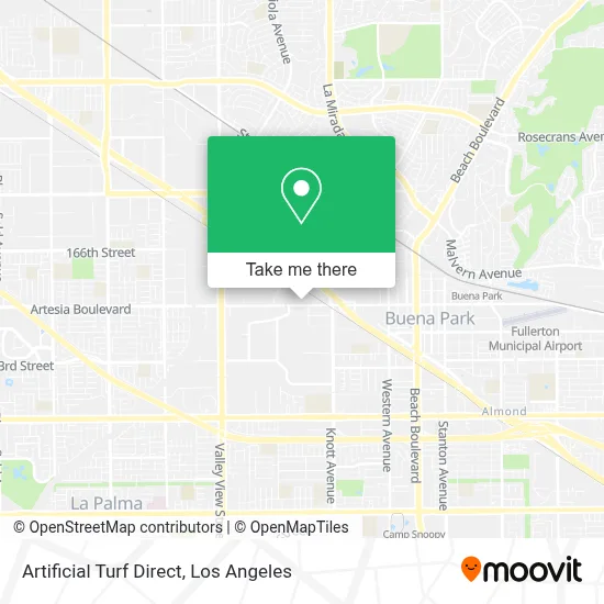 Artificial Turf Direct map