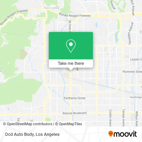 Dcd Auto Body map