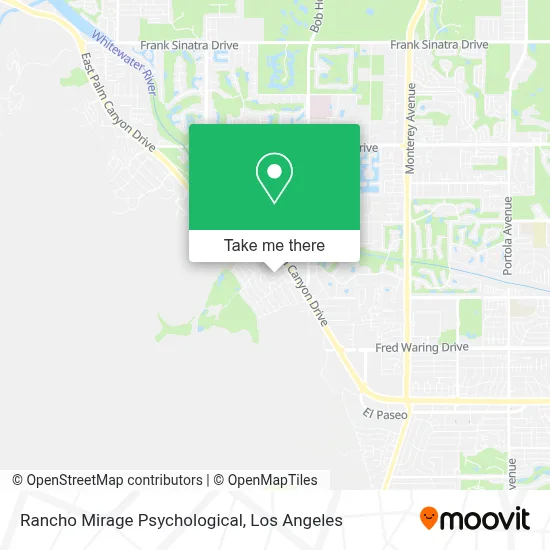 Rancho Mirage Psychological map