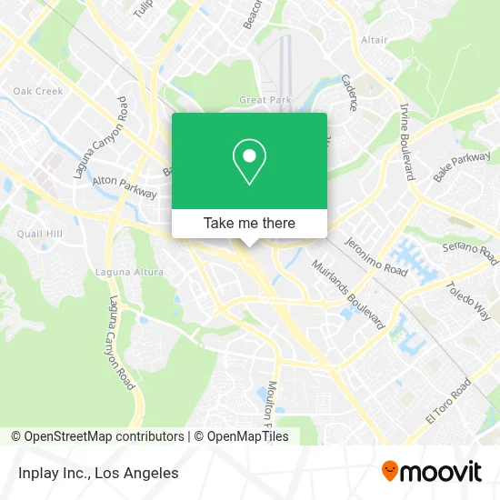 Inplay Inc. map