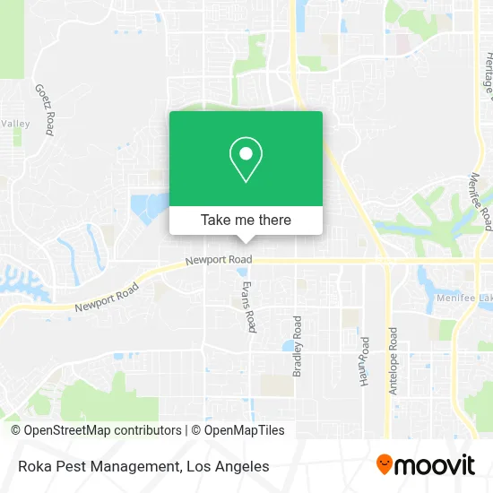 Roka Pest Management map