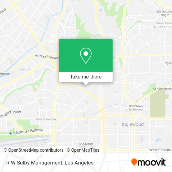 R W Selby Management map