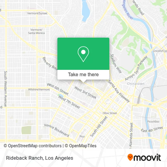 Rideback Ranch map