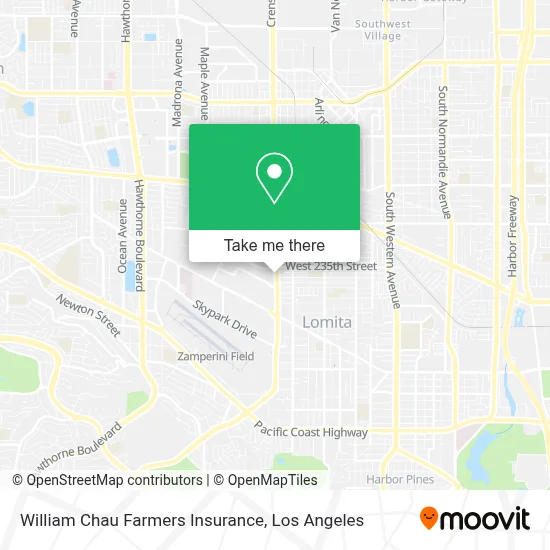William Chau Farmers Insurance map