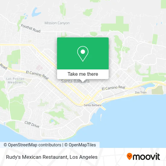 Rudy's Mexican Restaurant map