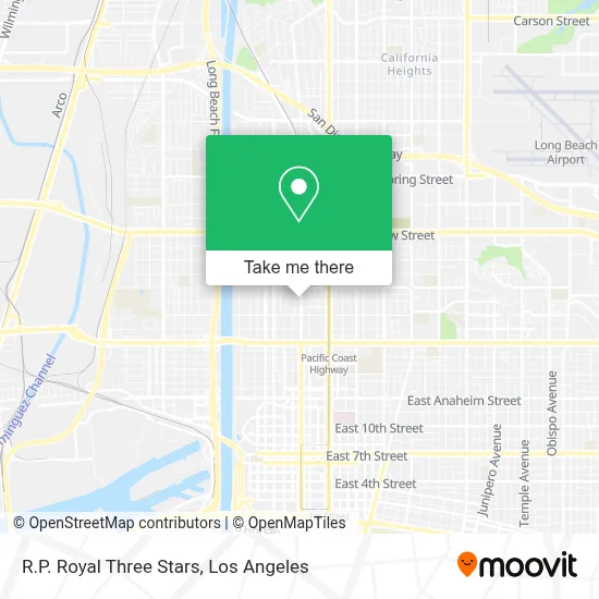 R.P. Royal Three Stars map