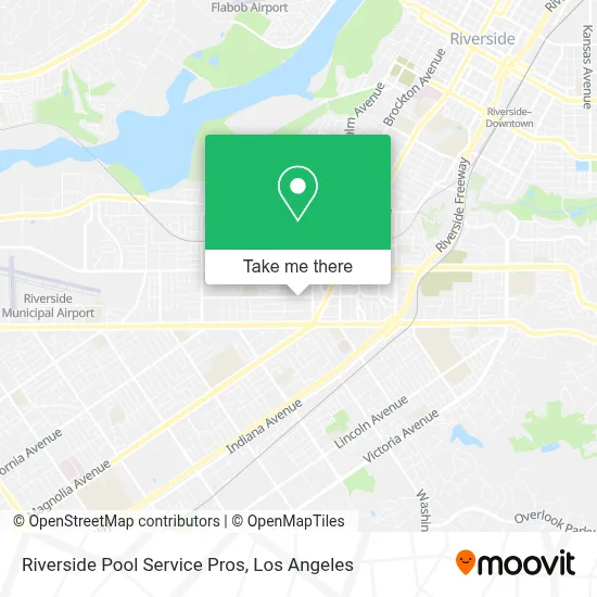 Riverside Pool Service Pros map