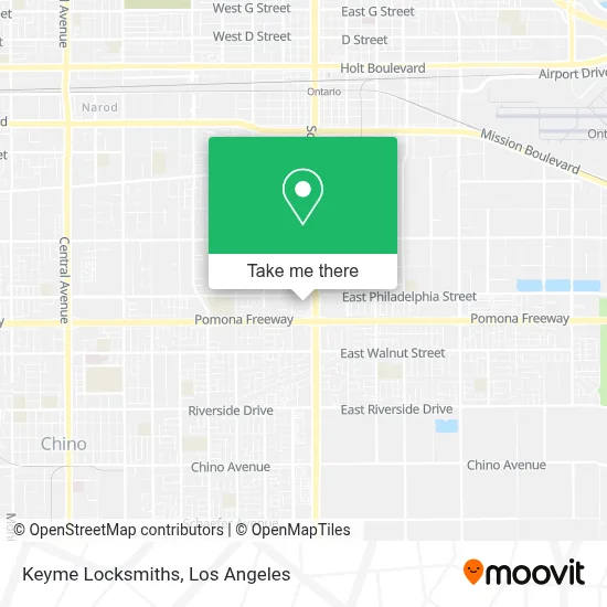 Keyme Locksmiths map