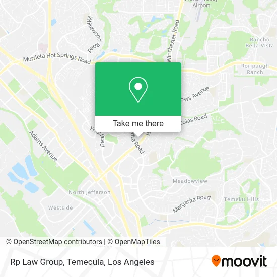 Rp Law Group, Temecula map