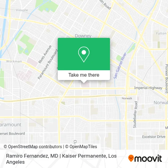 Ramiro Fernandez, MD | Kaiser Permanente map