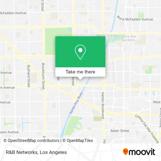 R&B Networks map