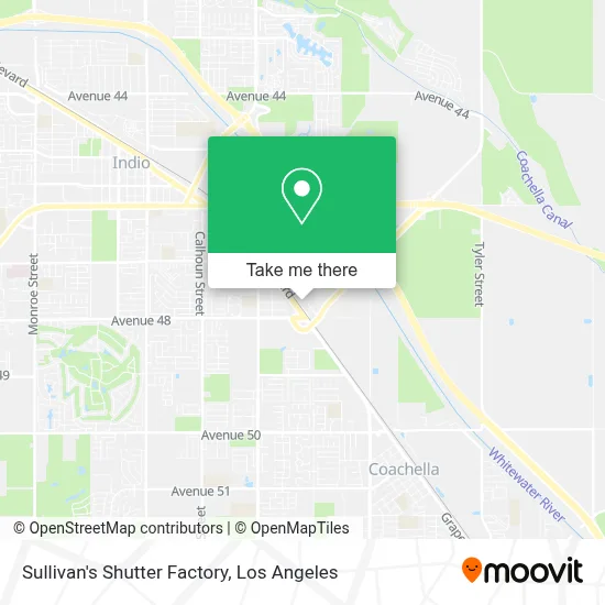 Sullivan's Shutter Factory map