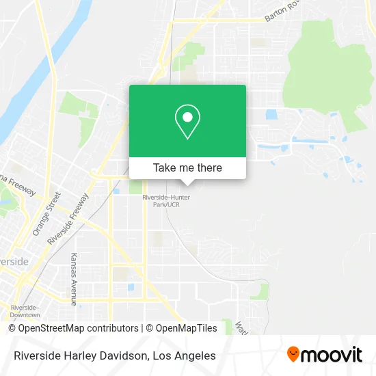 Riverside Harley Davidson map