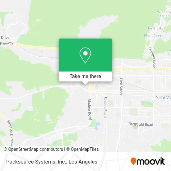 Packsource Systems, Inc. map