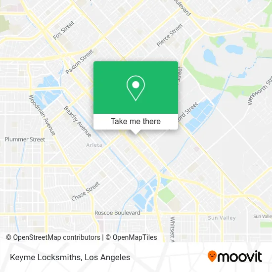 Keyme Locksmiths map