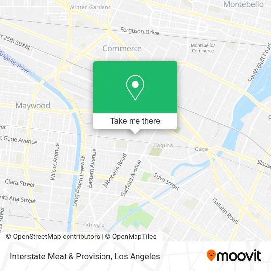 Interstate Meat & Provision map