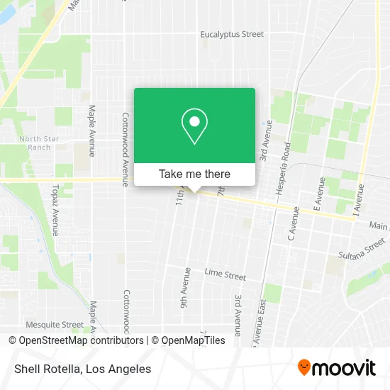 Shell Rotella map