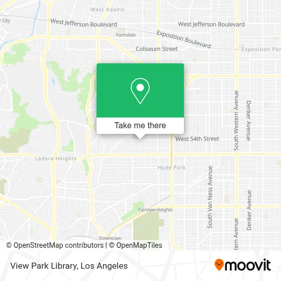View Park Library map