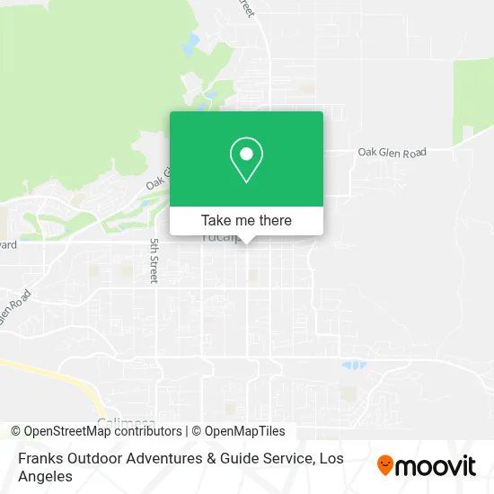 Franks Outdoor Adventures & Guide Service map
