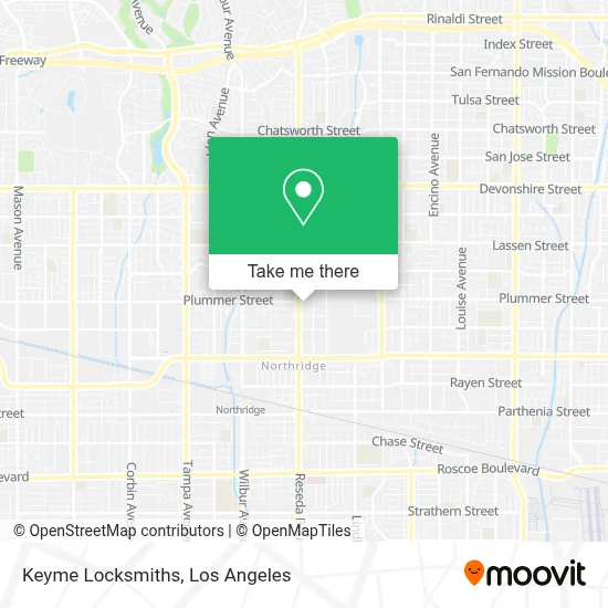 Keyme Locksmiths map