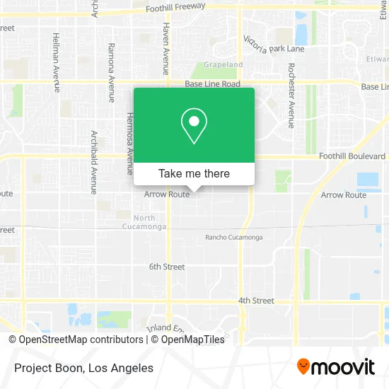 Project Boon map