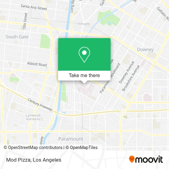 Mod Pizza map
