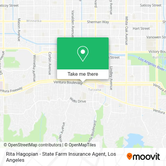 Rita Hagopian - State Farm Insurance Agent map