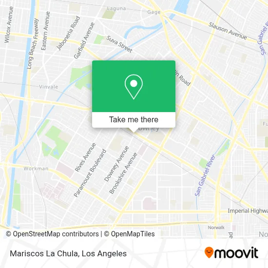 Mariscos La Chula map