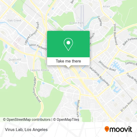 Virus Lab map