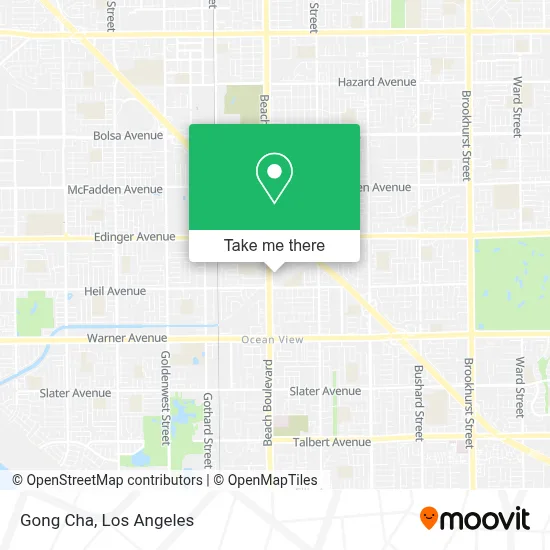 Gong Cha map