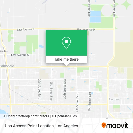 Ups Access Point Location map